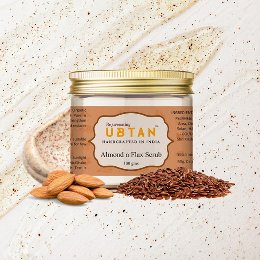 Almond n Flax Scrub - Rejuvenating UBTAN