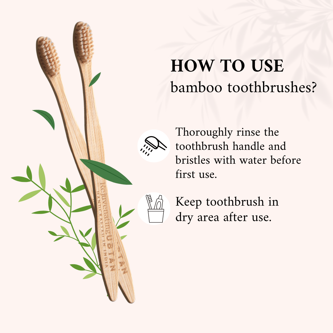 Bamboo Toothbrush (Pack of4) - Rejuvenating UBTAN