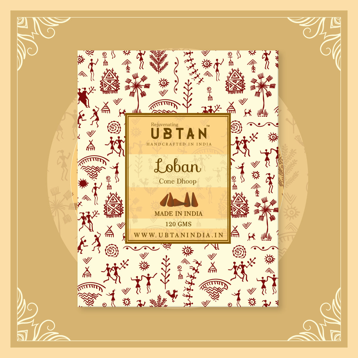 Loban Incense Cones - Rejuvenating UBTAN Loban Incense Cones - Rejuvenating UBTAN