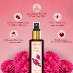 Rose Water - Rejuvenating UBTAN Rose Water - Rejuvenating UBTAN