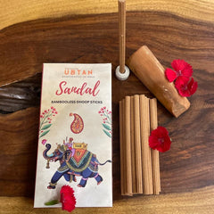 Sandalwood Bambooless Dhoop Sticks - 20 Sticks Sandalwood Bambooless Dhoop Sticks - 20 Sticks