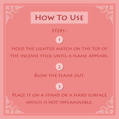 Rose Incense Sticks - Rejuvenating UBTAN Rose Incense Sticks - Rejuvenating UBTAN