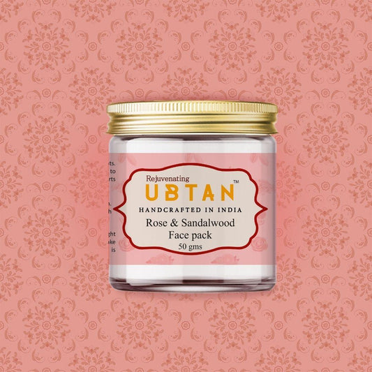 Rose & Sandalwood Face Pack - Rejuvenating UBTAN