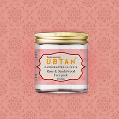 Rose & Sandalwood Face Pack - Rejuvenating UBTAN Rose & Sandalwood Face Pack - Rejuvenating UBTAN
