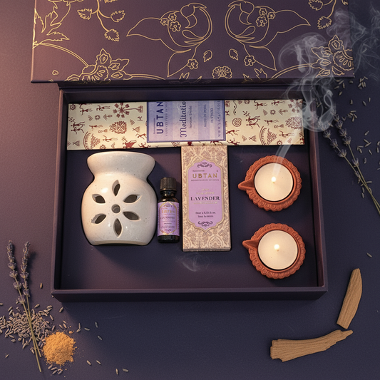 Aroma Therapy Gift Box - Lavender Essential Oil