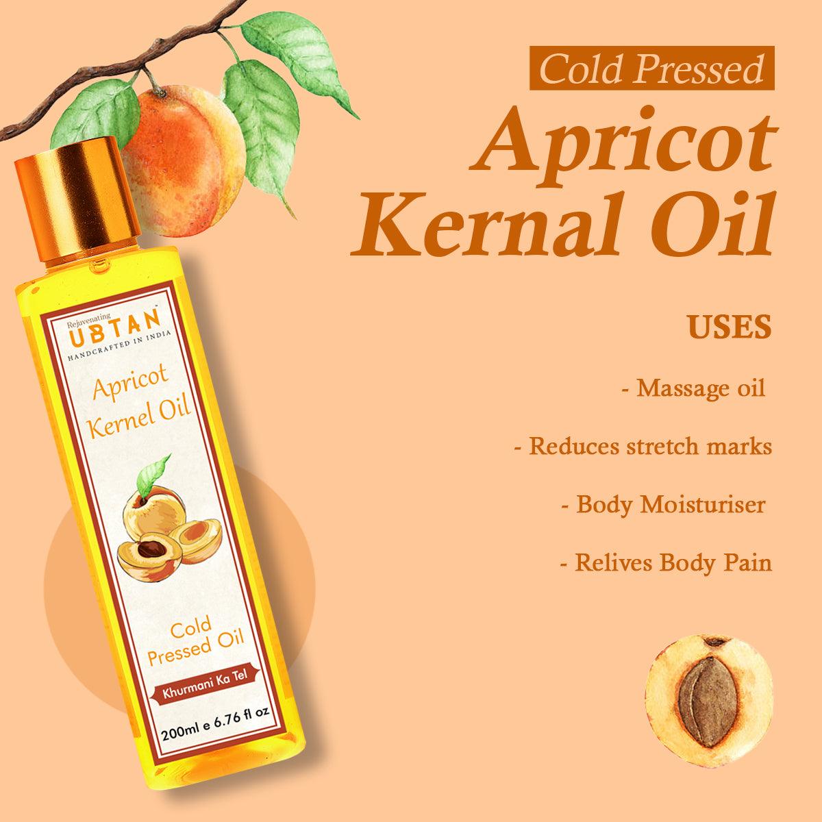 Cold Pressed Apricot Oil - Rejuvenating UBTAN