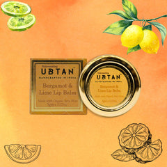 Bergamot & Lime Lip Balm - Rejuvenating UBTAN