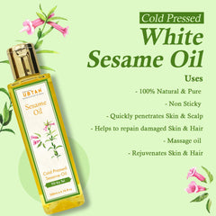 Cold Pressed White Sesame Oil - Rejuvenating UBTAN Cold Pressed White Sesame Oil - Rejuvenating UBTAN