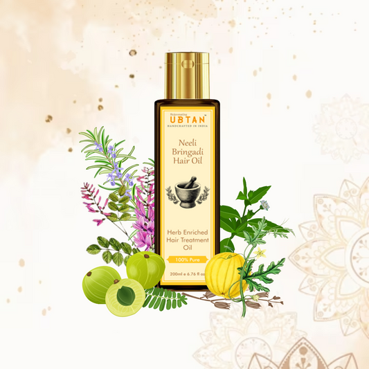 Neeli Bringadi - Herb Enriched Hair Treatment Oil - Rejuvenating UBTAN