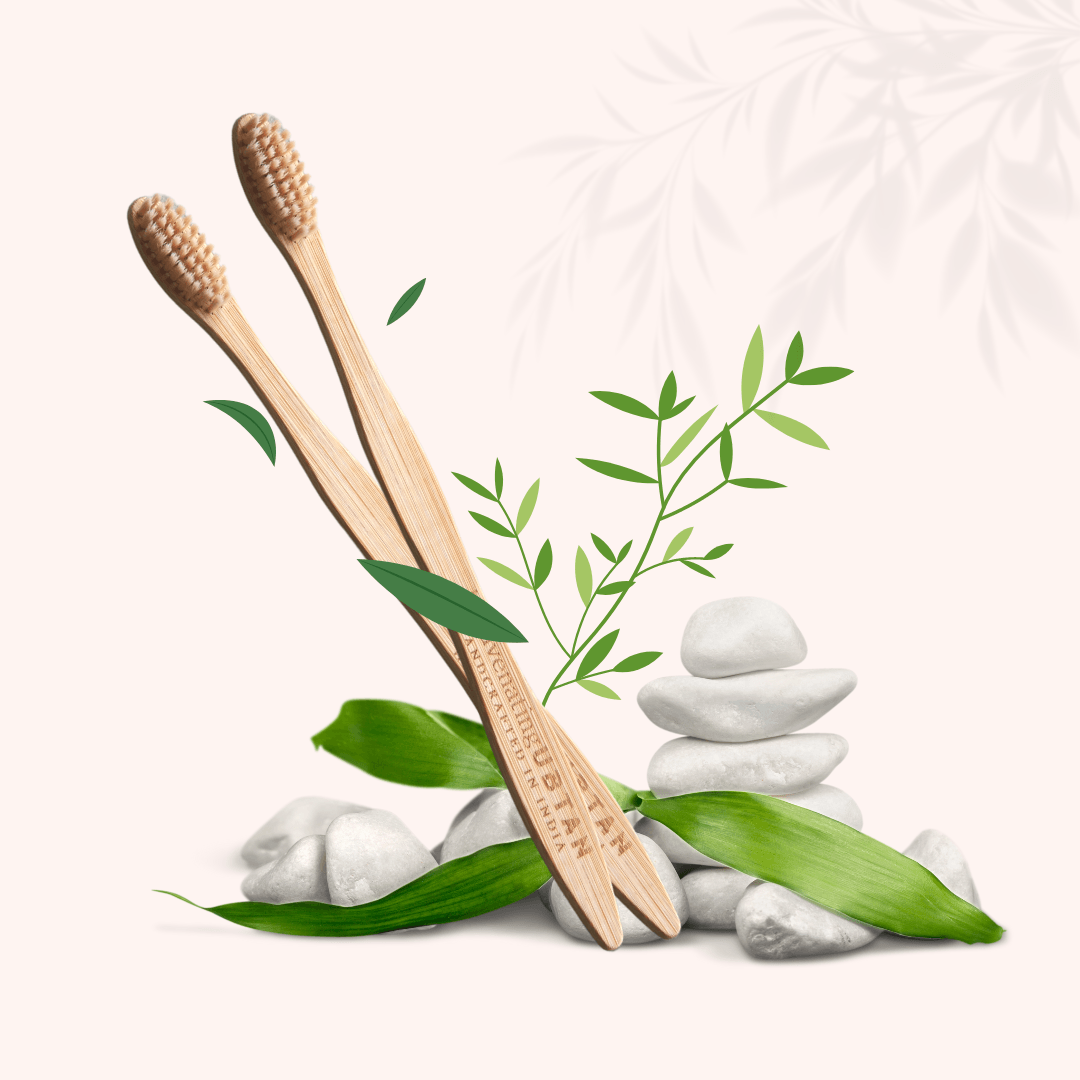 Bamboo Toothbrush (Brown) - Rejuvenating UBTAN