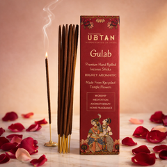 GULAB: Premium Hand Rolled Incense Sticks