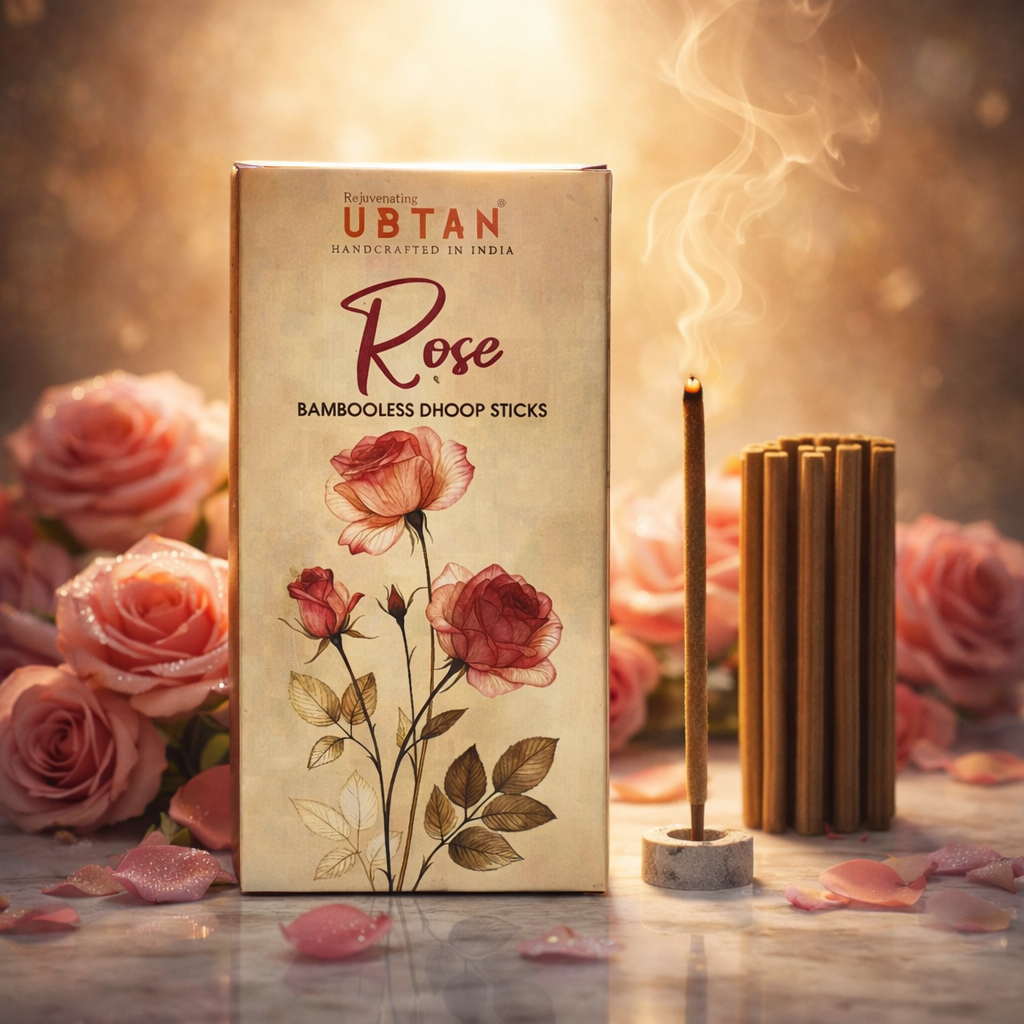 Rose Bambooless Dhoop Sticks - 20 Sticks