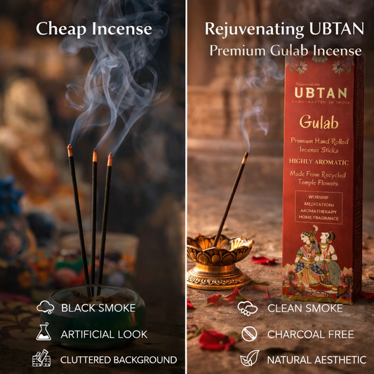 GULAB: Premium Hand Rolled Incense Sticks