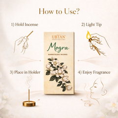 Mogra Bambooless Dhoop Sticks - 20 Sticks