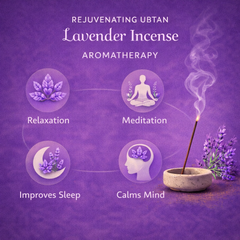 Lavender Incense Sticks - 80 Sticks