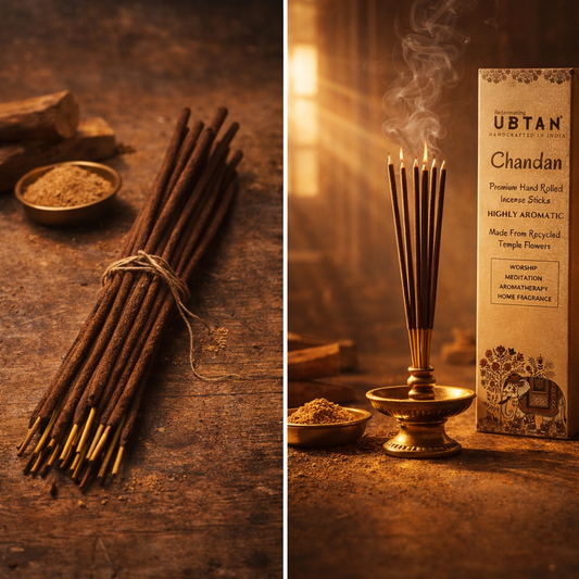CHANDAN : Premium Hand Rolled Incense Sticks