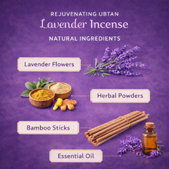 Lavender Incense Sticks - 80 Sticks