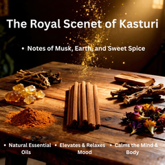 Kasturi Bambooless Dhoop Sticks - 20 Sticks