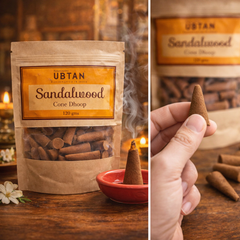 Sandalwood Bambooless Cone Dhoop