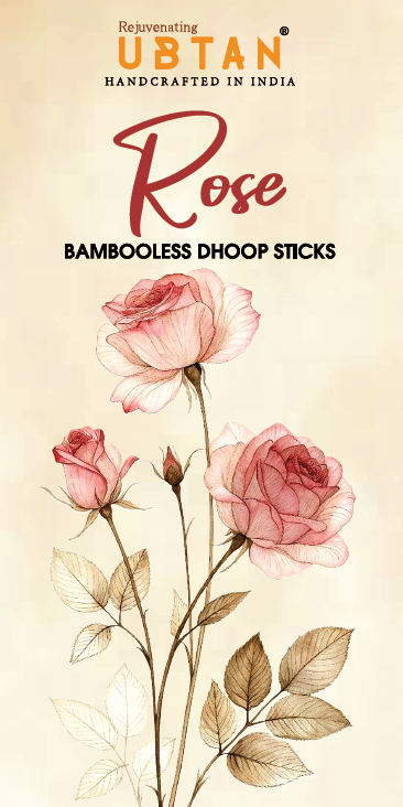 Rose Bambooless Dhoop Sticks - 20 Sticks