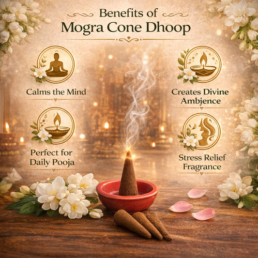 Mogra Bambooless Cone Dhoop