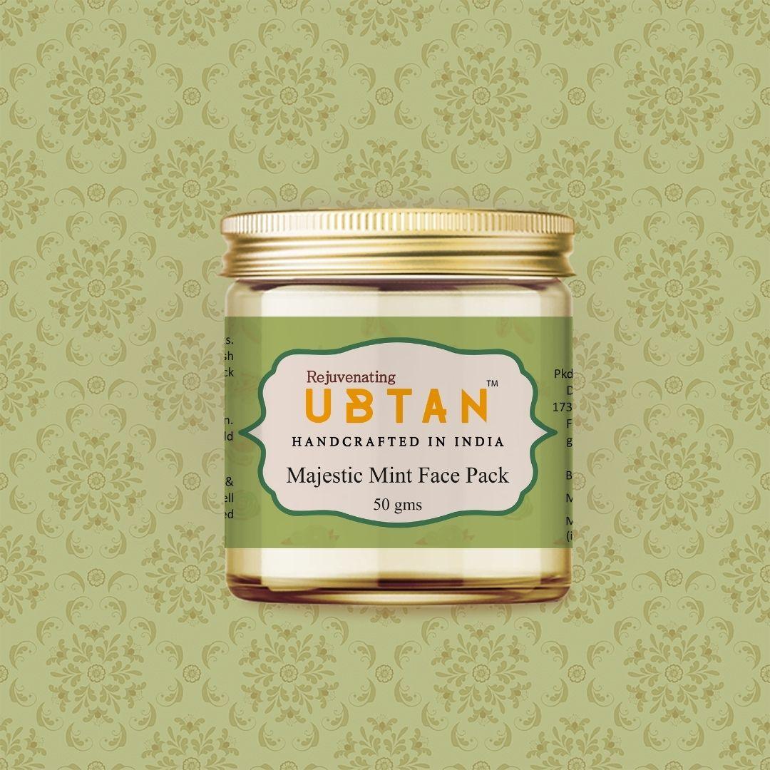 Majestic Mint Face Pack - Rejuvenating UBTAN