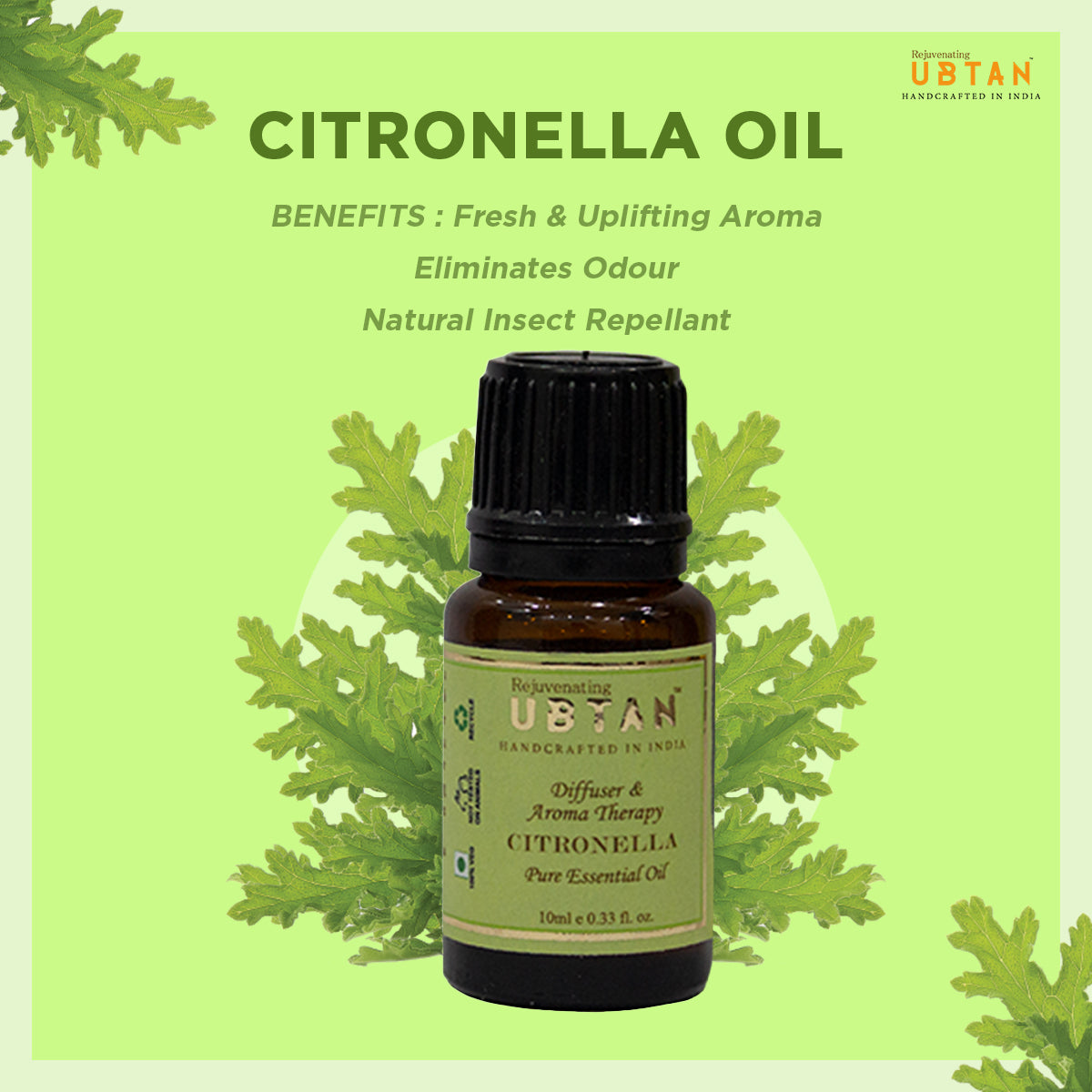 Citronella Essentail Oil - Rejuvenating UBTAN