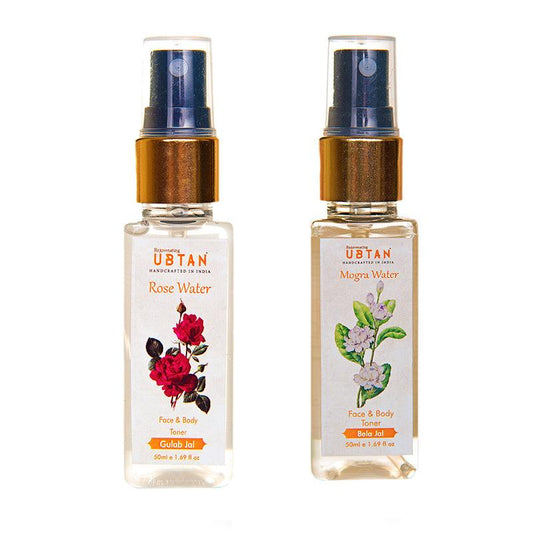 Mogra & Rose Water Combo