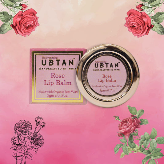 Rose Lip Balm - Rejuvenating UBTAN